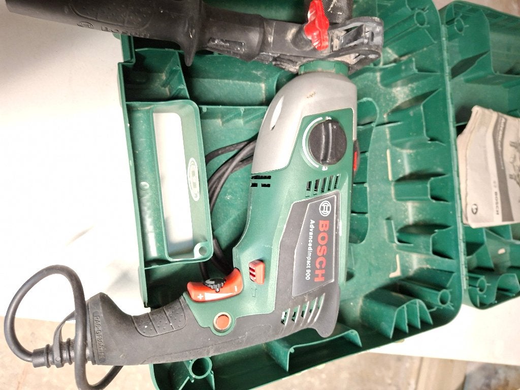 Bosch boormachine, Doe-het-zelf en Bouw, Gereedschap | Boormachines, Klopboormechanisme, Ophalen, Boormachine, Gebruikt