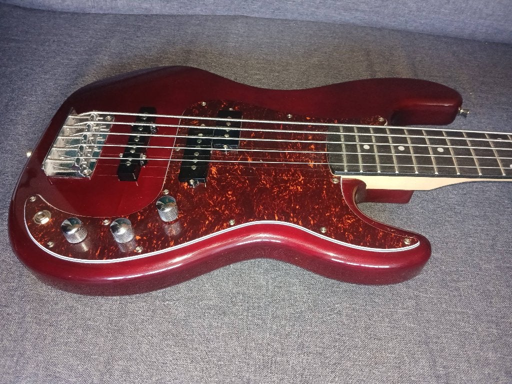 Basse Harley Benton PJ-5 HTR Deluxe Series, Musique & Instruments, Enlèvement, Comme neuf, Solid body, Autres marques
