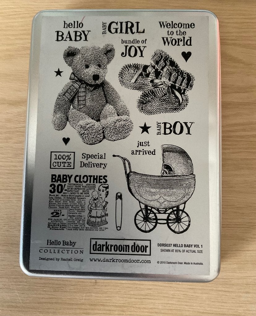 Stempels DARKROOM DOOR  Hello Baby, Ophalen of Verzenden, Zo goed als nieuw, Kind, Pons of Mal
