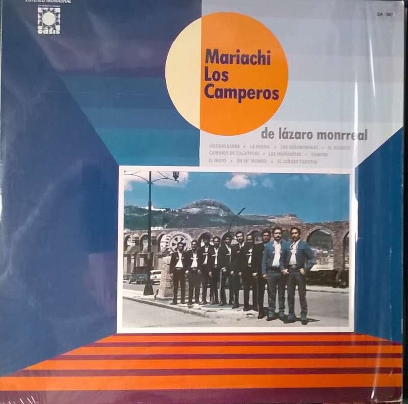 LP Mariachi Los Camperos De Lázaro Monrreal, Cd's en Dvd's, LP, Beschermende buitenhoes, Ophalen of Verzenden, Zo goed als nieuw