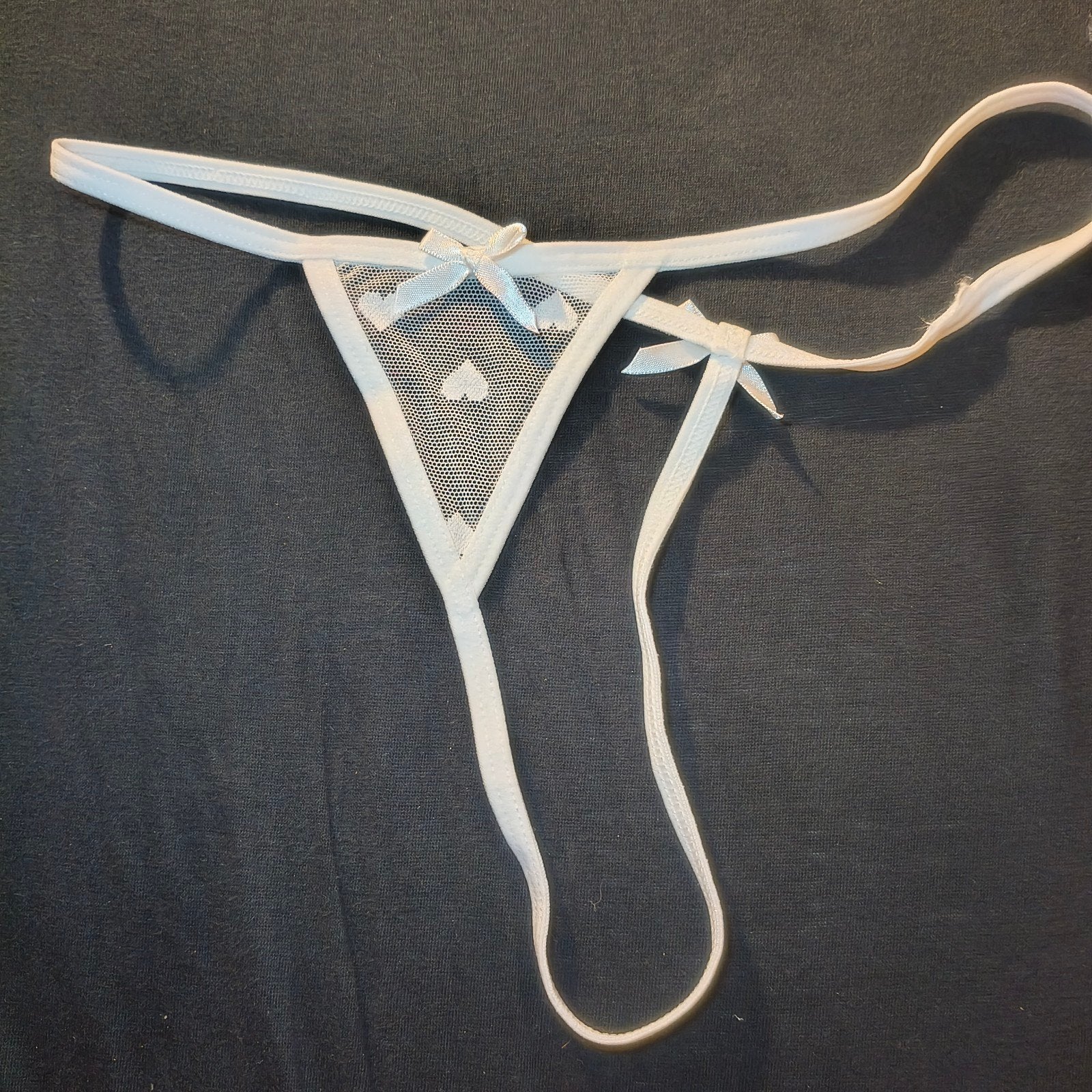 Witte ongedragen string, Kleding | Dames, Verzenden, Wit, String