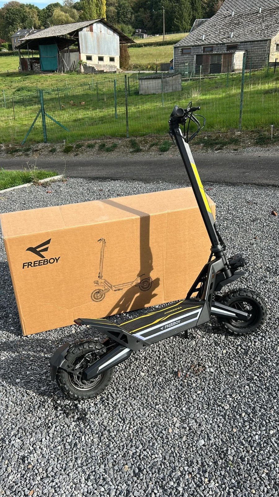 Trottinette électrique FREEBOY J2 MAX - État NEUF, Enlèvement, Neuf, Step électrique (E-scooter), FREEBOY
