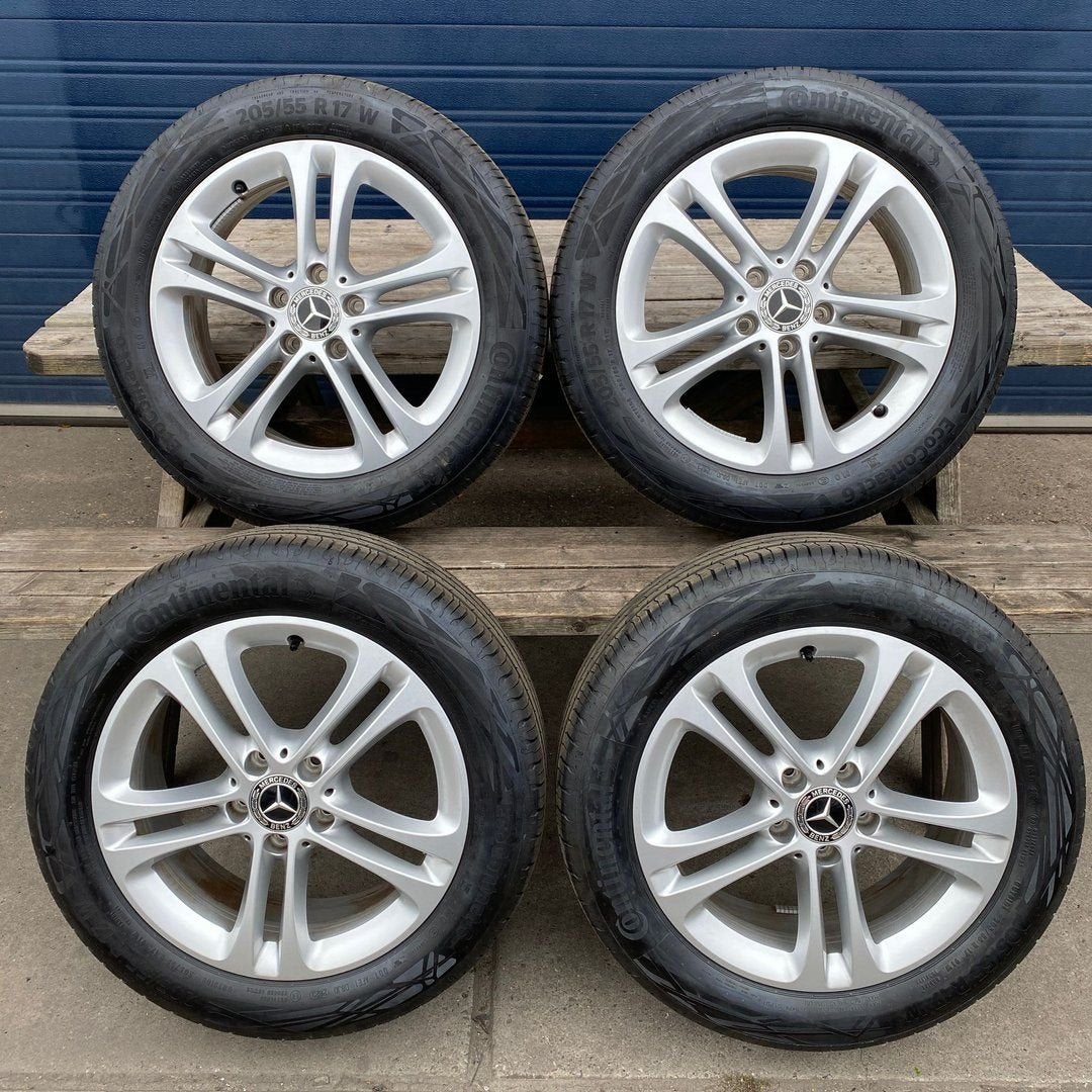 Mercedes A-klasse Zomerset 205-55-17 5x112 - Set 10.12, Autos : Pièces & Accessoires, Pneus & Jantes, Neuf, Pneus et Jantes, Véhicule de tourisme