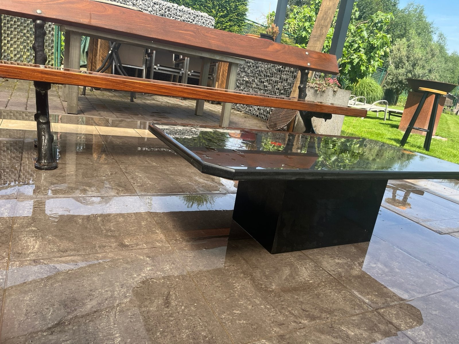 Salontafel, Ophalen, Minder dan 45 cm, Zo goed als nieuw, 75 cm of meer