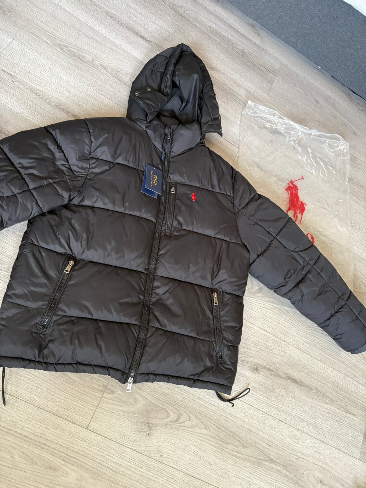 Ralph lauren winterjas, Ophalen of Verzenden, Zo goed als nieuw, Maat 52/54 (L), Zwart