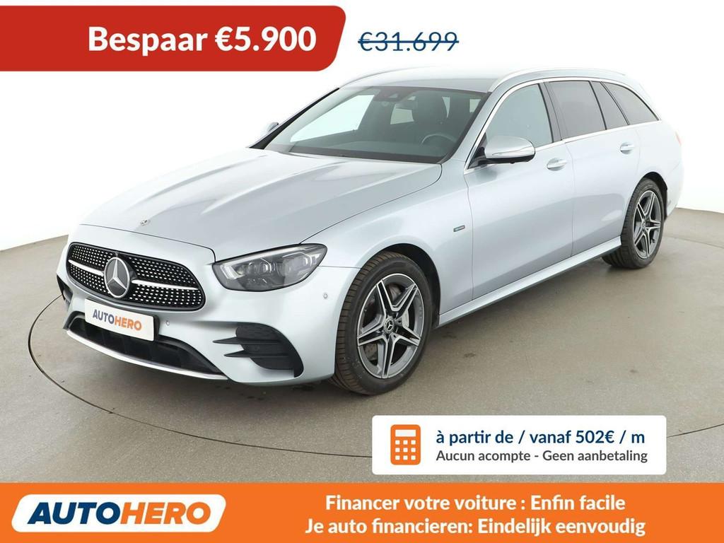 Mercedes-Benz E-Klasse 300 E 300 de T AMG Line, Autos, Mercedes-Benz, Cuir, Argent ou Gris, Achat, 42 g/km