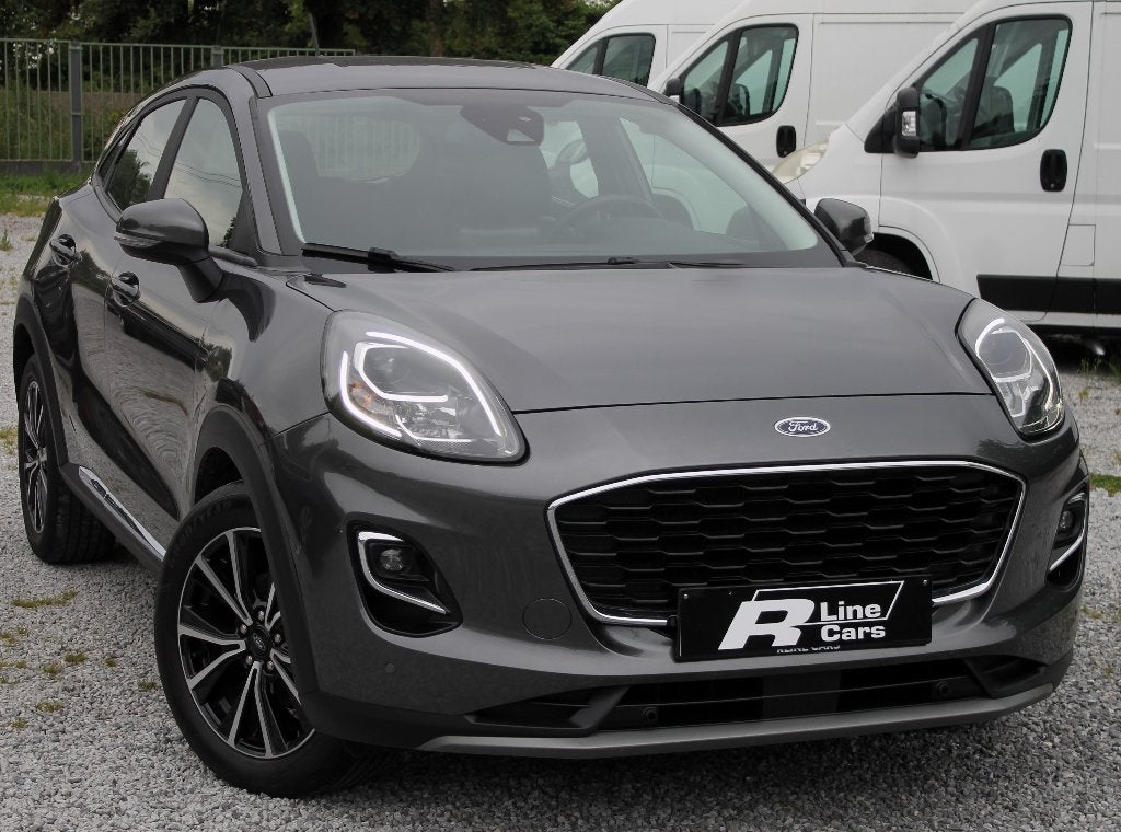 FORD PUMA TITANIUM XENON GPS CUIR SH CHAUFF 12 MOIS GRT, Auto's, Testrit aan huis, Puma, Overige kleuren, Leder en Stof