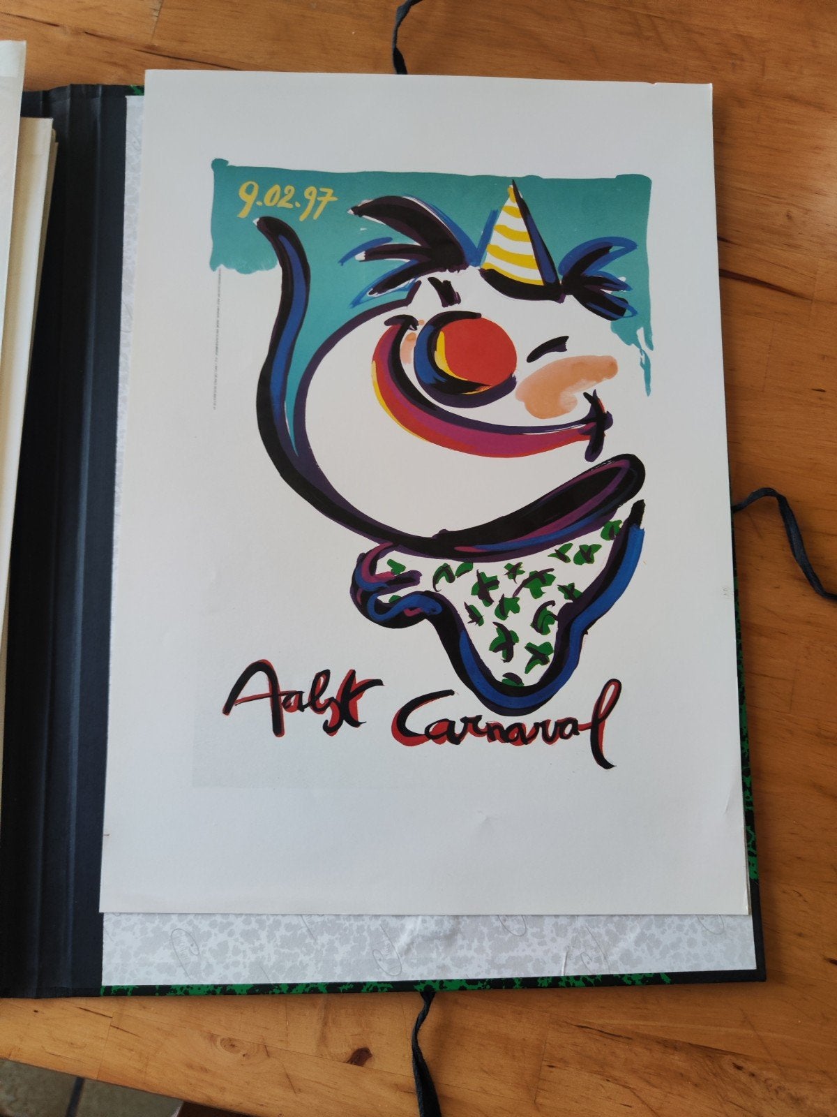 Etsen affiches, Ophalen