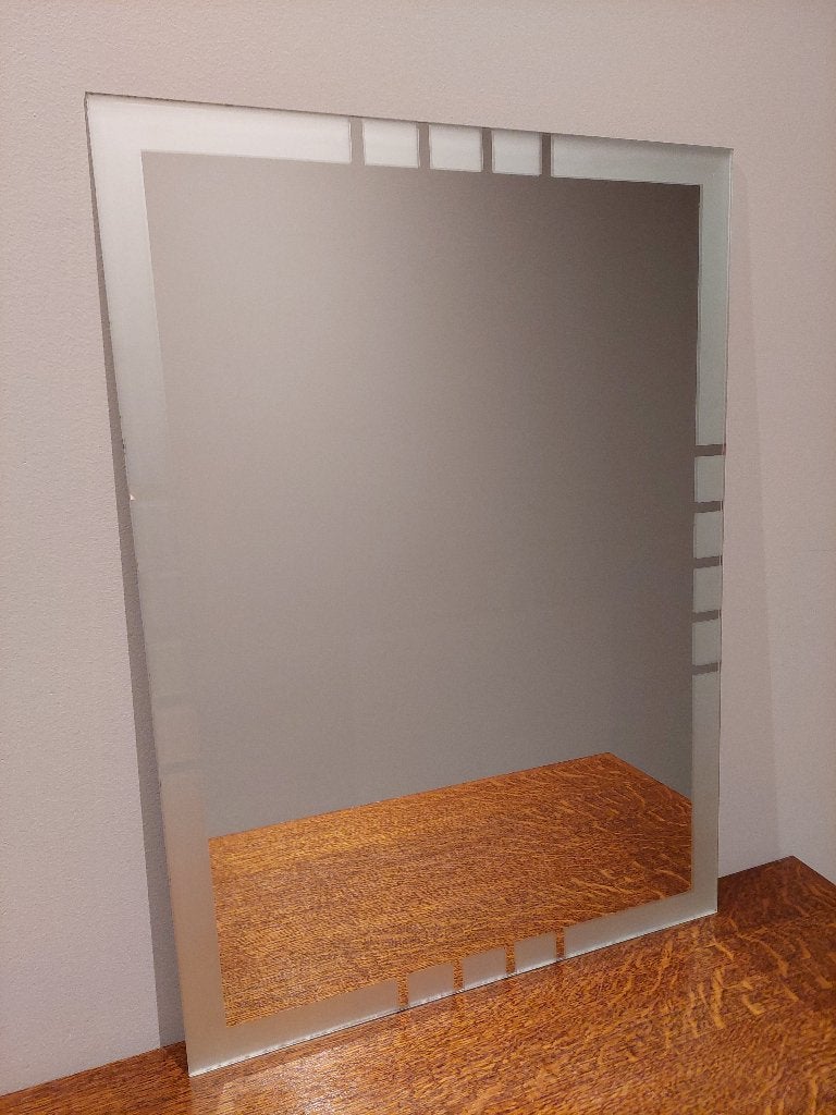 Spiegel 50x70 cm, Ophalen, Zo goed als nieuw, Minder dan 100 cm, Rechthoekig