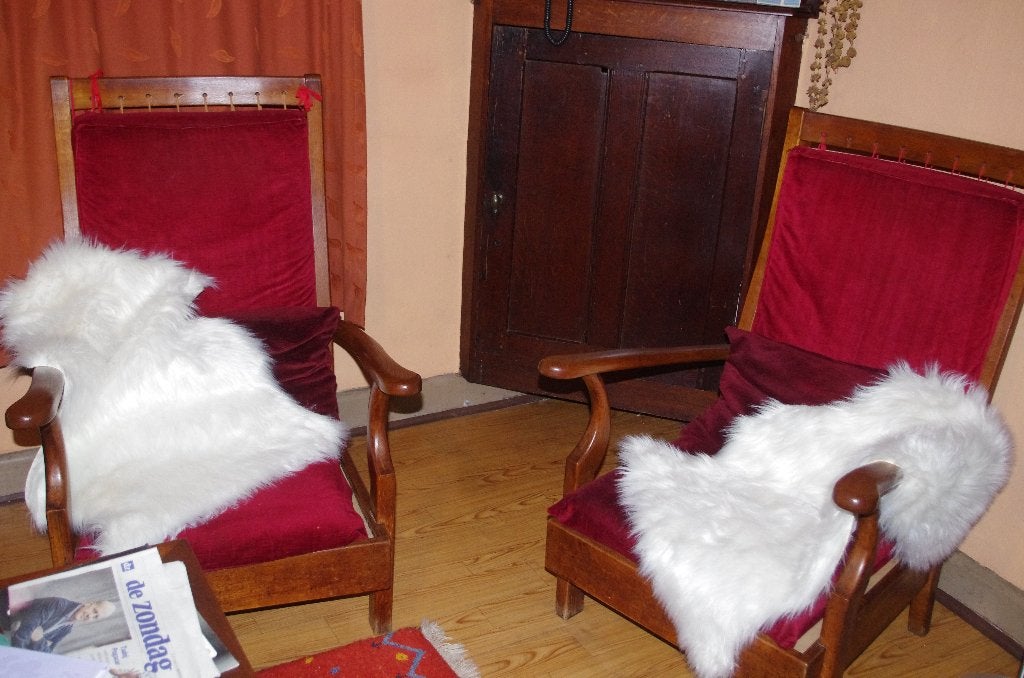 Imitatie schapenvachten (2 identiek dezelfde), Huis en Inrichting, 90 cm, Wit, Nieuw, Ophalen of Verzenden