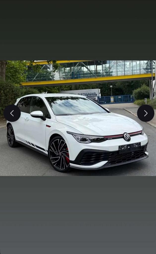 Golf 8gti, Auto's, Automaat, Achterwielaandrijving, Wit, Leder