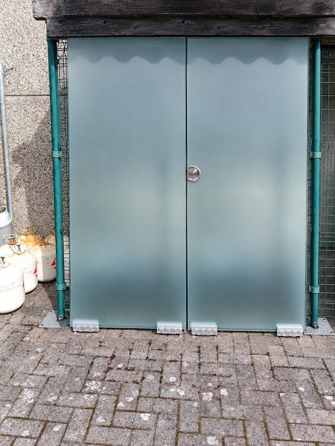 Matte glazen binnendeuren (ook per stuk) + extra dubbel glas, Ophalen, Gebruikt, Glas, Binnendeur