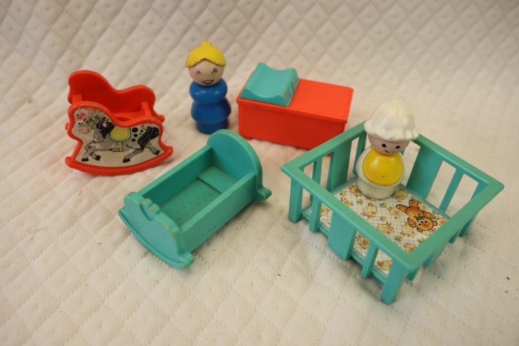 Fisher price original little people - vintage - babykamer, Kinderen en Baby's, Speelgoed | Fisher-Price, Ophalen of Verzenden