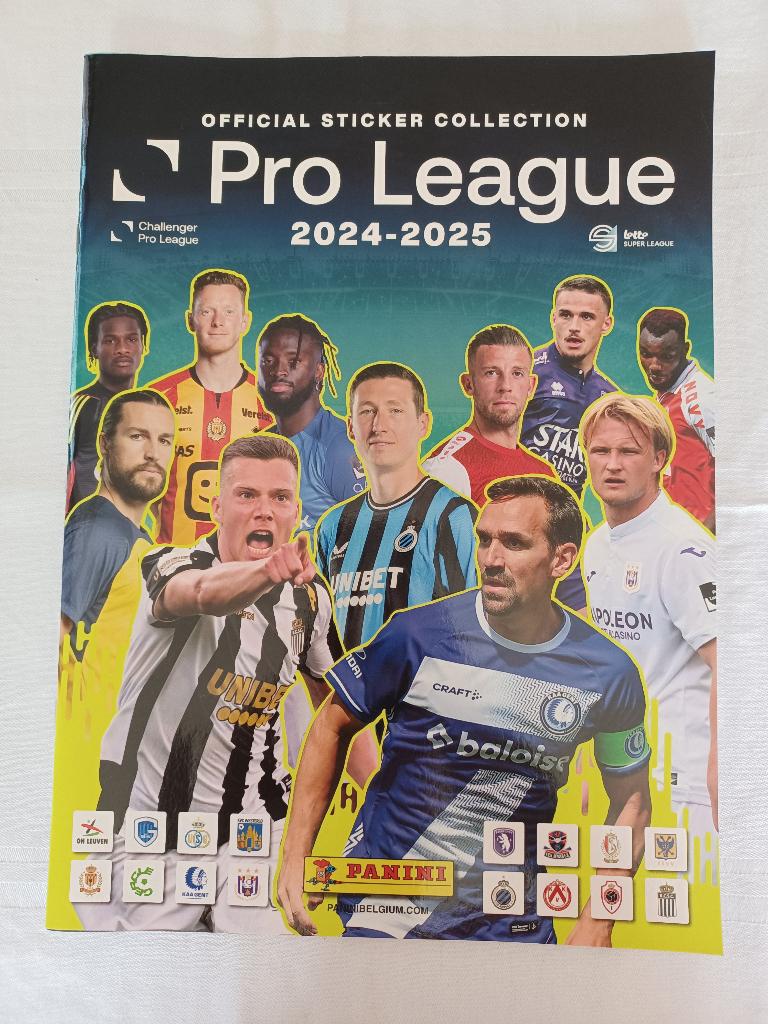 Lege Panini albums Pro league 2024-2025, Ophalen of Verzenden, Zo goed als nieuw, Meerdere stickers