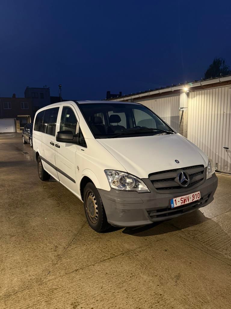 Mercedes Vito, Auto's, Mercedes-Benz, Achterwielaandrijving, Wit, 9 zetels, Grijs