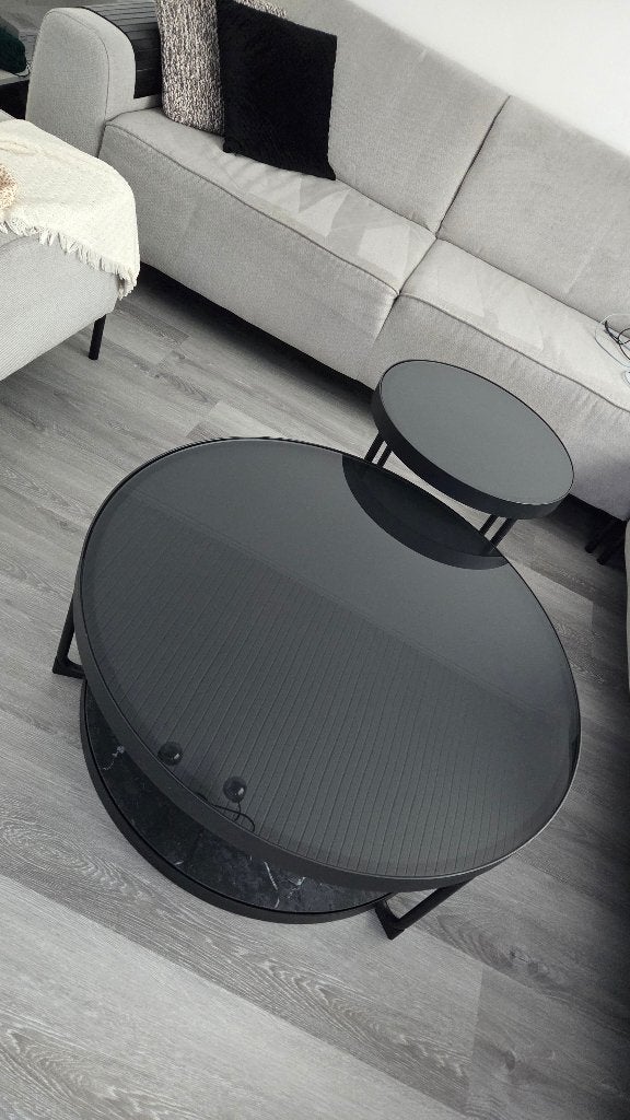 Salontafel ikea, Ophalen, 100 tot 150 cm, Rond, 50 tot 100 cm