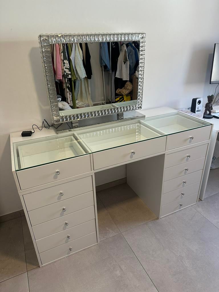 Coiffeuse vanity emballé, Huis en Inrichting, Ophalen, Zo goed als nieuw