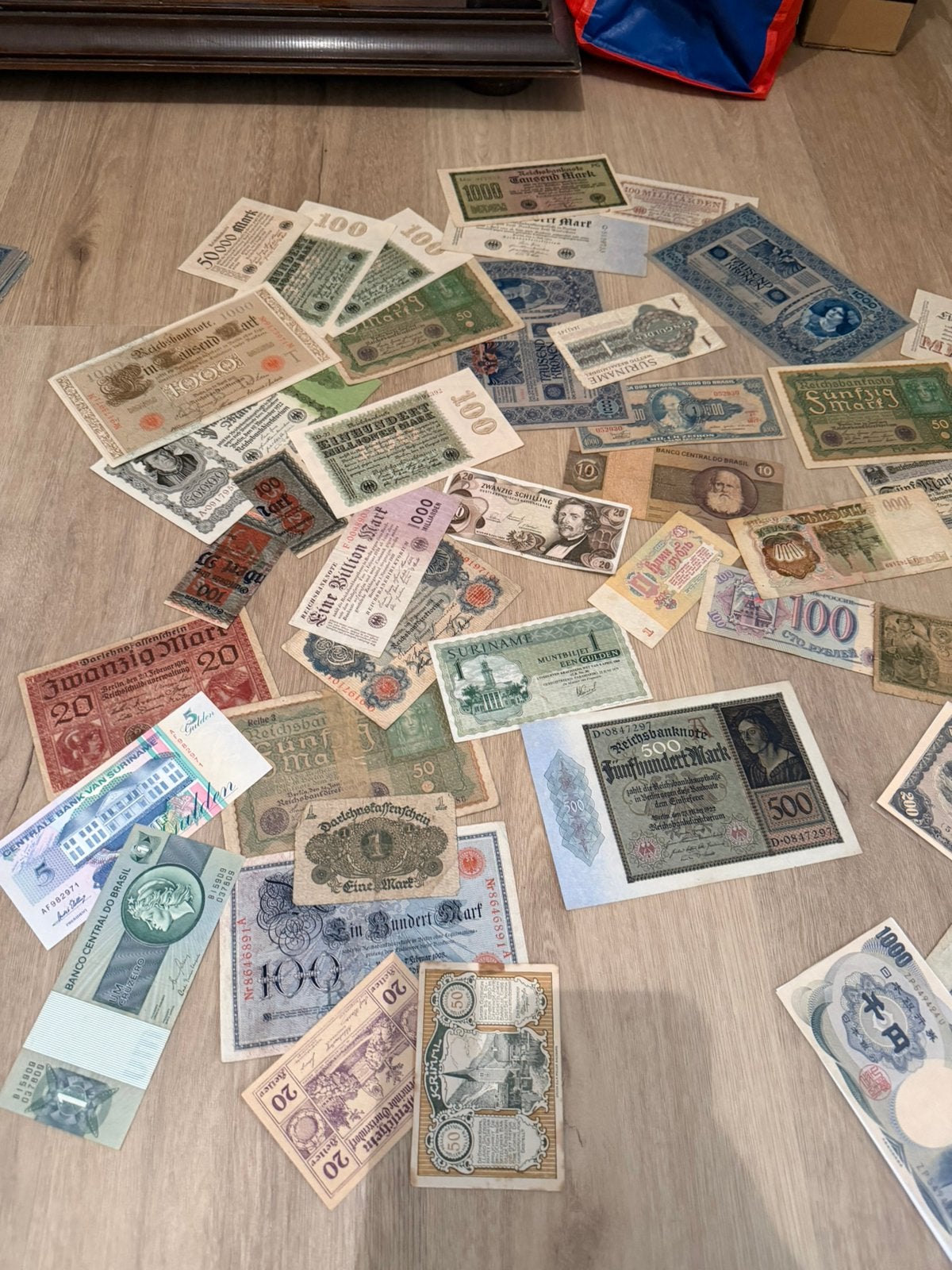 Lotje mooie biljetten, Postzegels en Munten, Bankbiljetten | Europa | Niet-Eurobiljetten, Ophalen of Verzenden