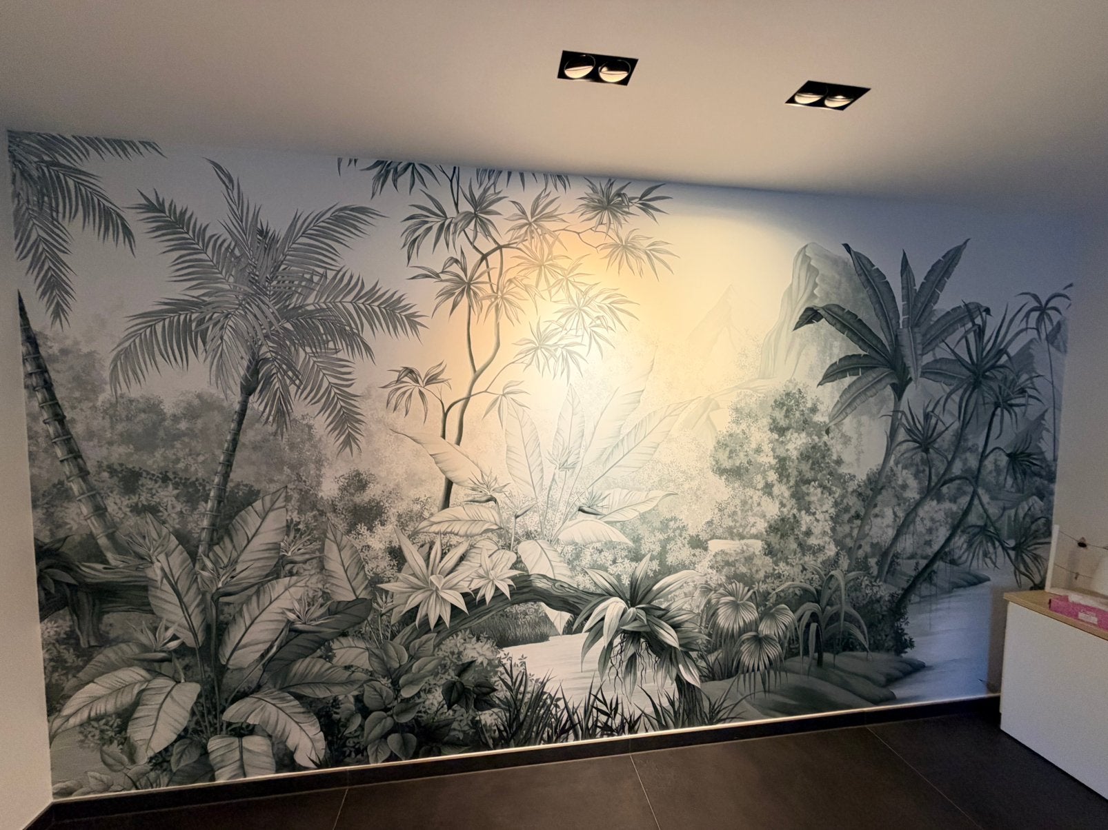 Prachtig panoramisch fotowandbehang, Huis en Inrichting, Bladeren, Overige merken, Ophalen of Verzenden, Vliesbehang