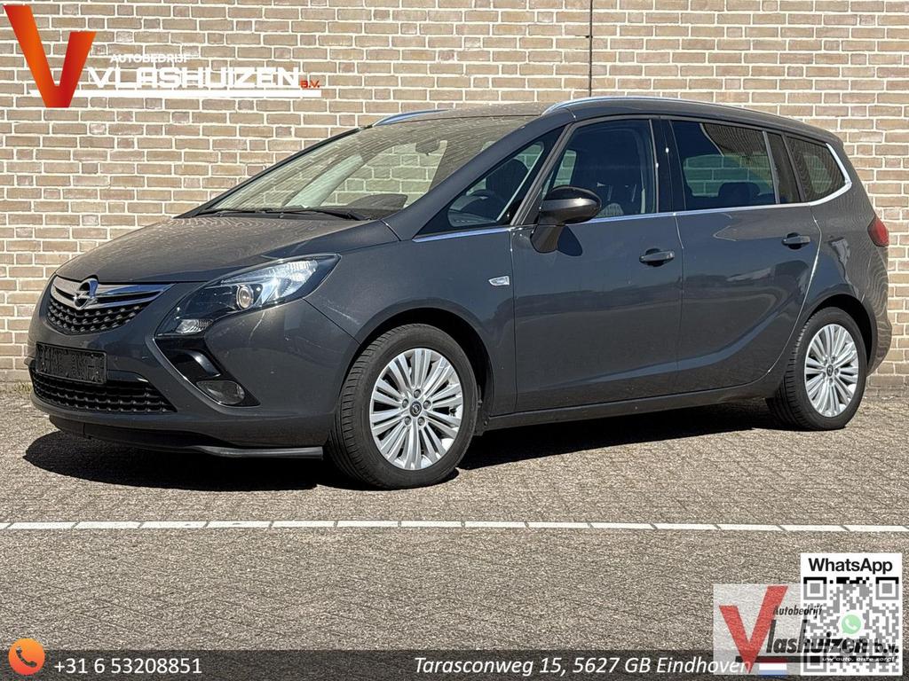 Opel Zafira Tourer 1.4 Design Edition 7 Persoons | LPG | Cru, Autos, Argent ou Gris, 139 g/km, Entreprise, Boîte manuelle