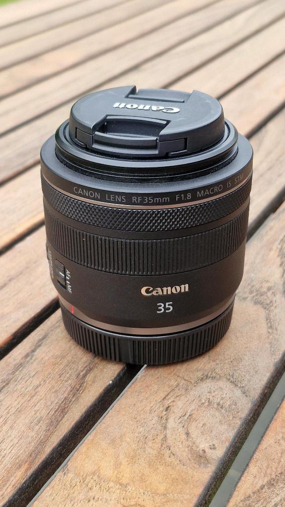 Canon RF 35mm F1.8 IS Macro STM, Audio, Tv en Foto, Foto | Lenzen en Objectieven, Ophalen of Verzenden, Zo goed als nieuw, Standaardlens
