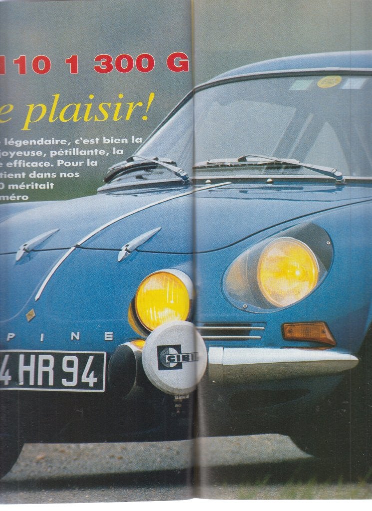 Alpine Renault A110 1300G classic car collection, Verzenden, Gelezen, Renault