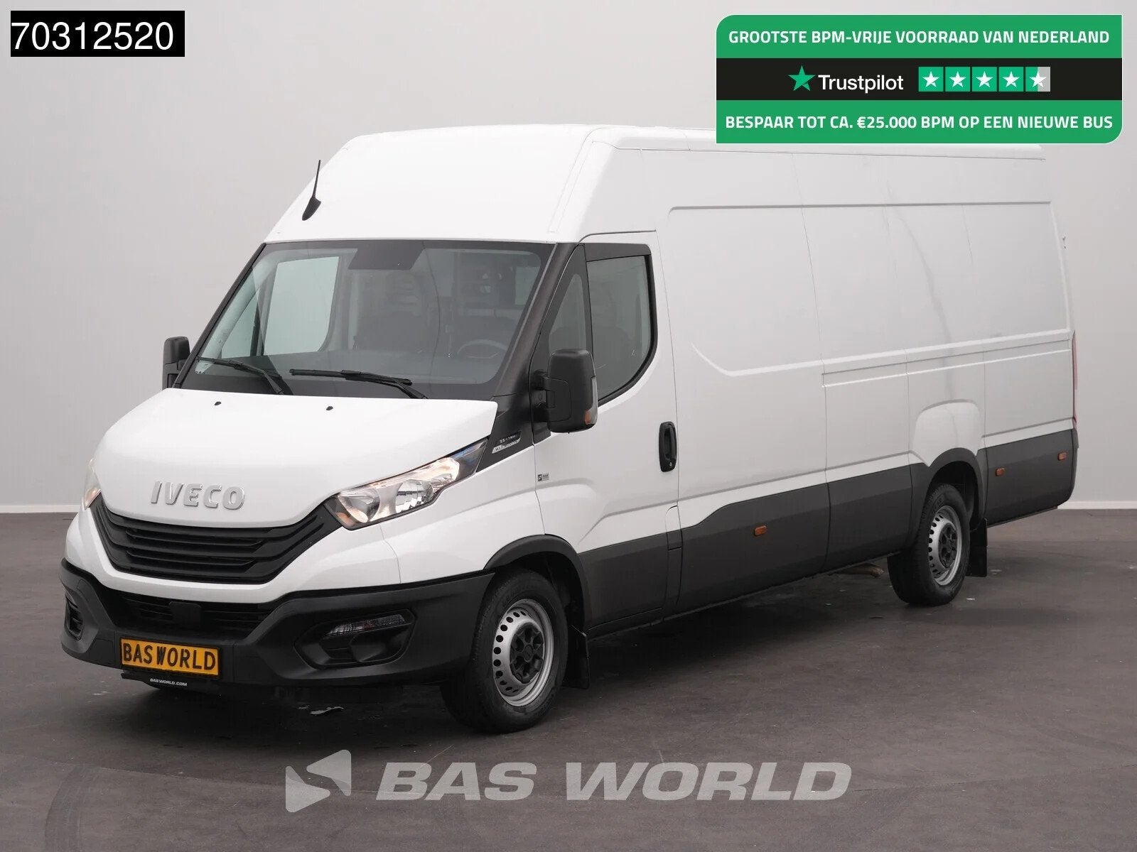 Iveco Daily 35S16 Automaat L3H2 3,5t Trekgewicht 160PK Airco, Autos, Camionnettes & Utilitaires, Achat, Euro 6, Entreprise, Tissu
