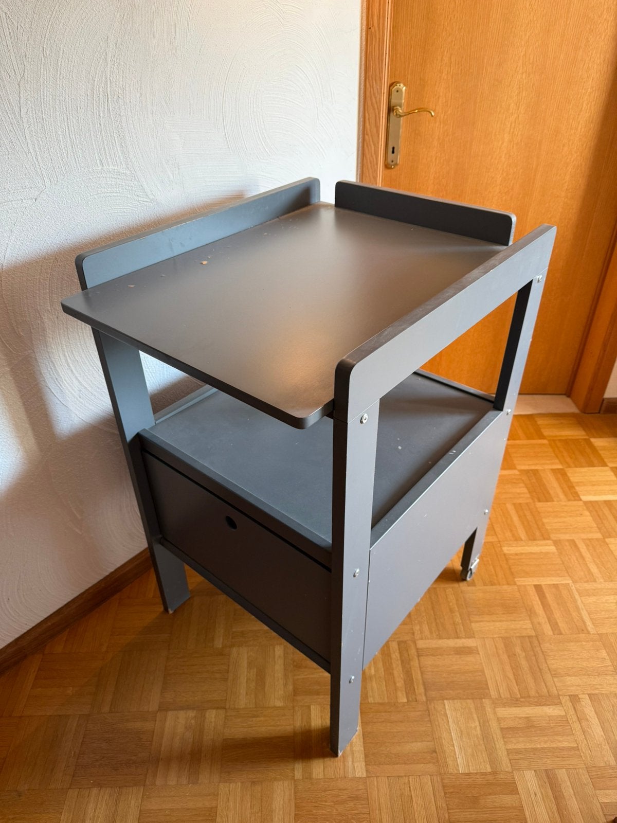 Luiertafel Pericles - Grijs, Kinderen en Baby's, Badjes en Verzorging, Gebruikt, Aankleedkussen, Overige merken, Ophalen