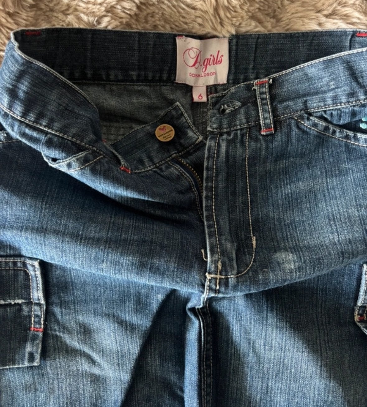 pantalon blanc et jupe en jean Donaldson - 6 ans, Enlèvement ou Envoi, Comme neuf