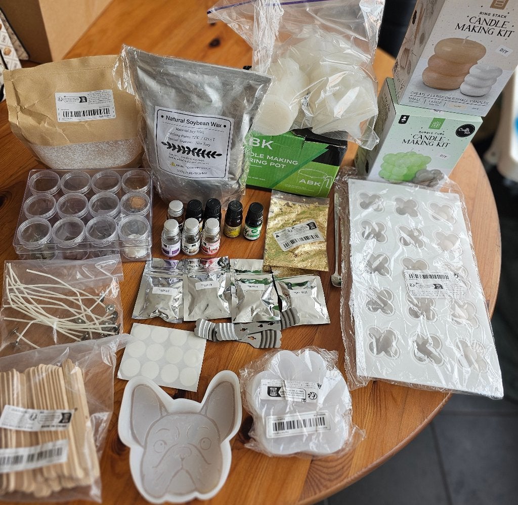 Kit de démarrage pour la fabrication de bougies, Enlèvement ou Envoi, Comme neuf, Bougie