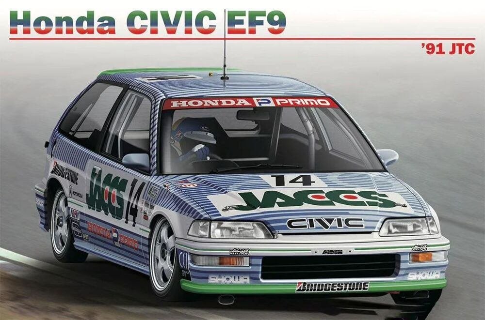 Beemax Bx24030 Honda Civic ef3 Gr.A (1991) om 1:24, Overige merken, Auto, Groter dan 1:32, Nieuw