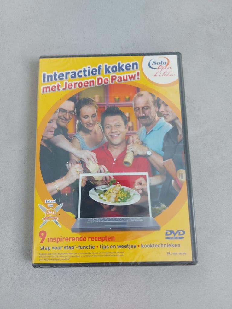 DVD de cuisine interactive avec Jeroen De Pauw (nouveau), Tous les âges, Enlèvement ou Envoi, Neuf, dans son emballage