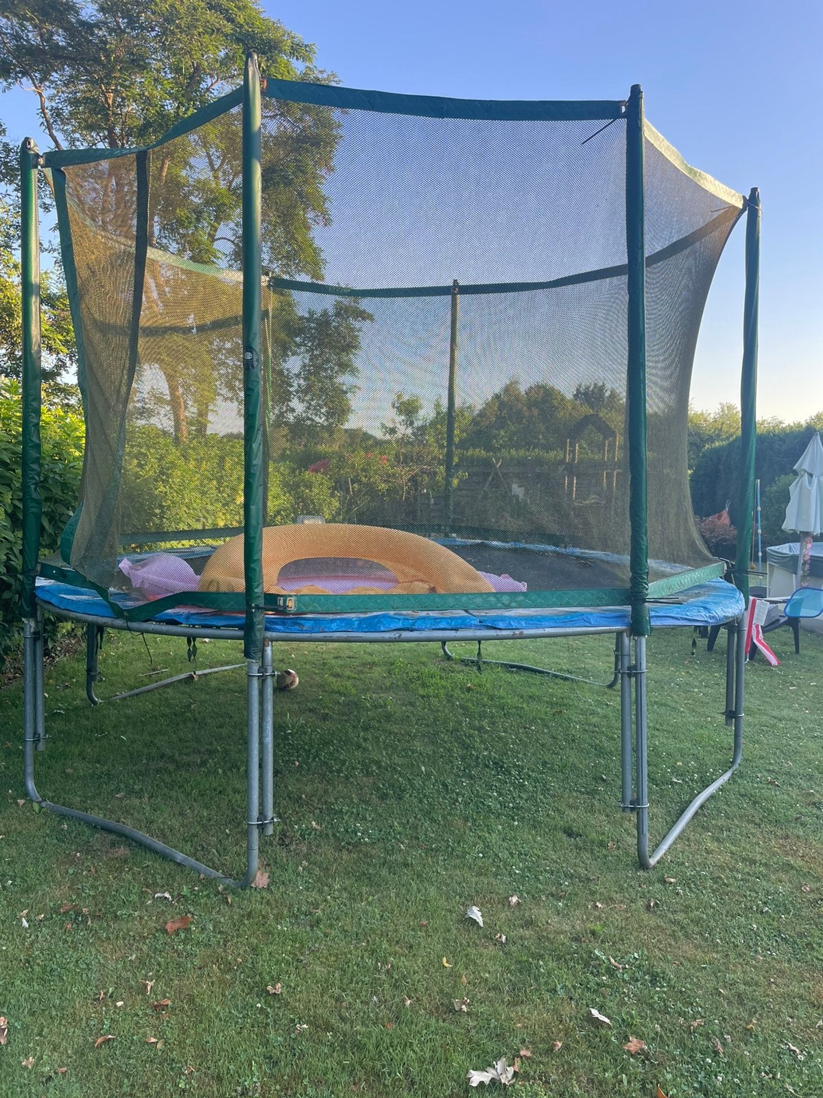 Trampoline, Ophalen, Gebruikt