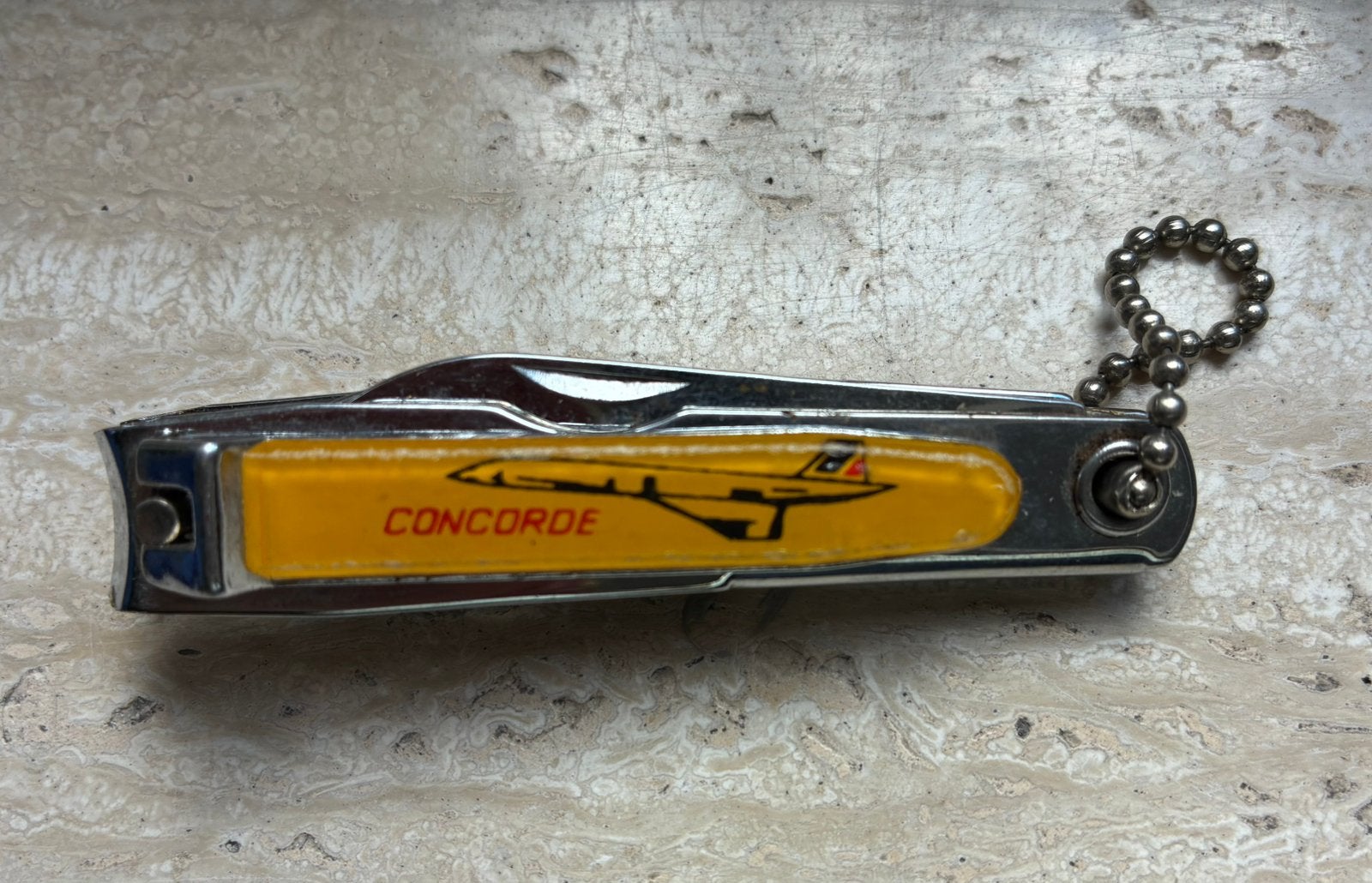 Couteau de poche Concorde pour coupe-ongles, Collections, Envoi, Utilisé
