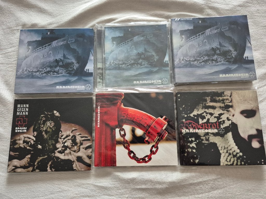 Rammstein - Rosenrot collectie, Cd's en Dvd's, Cd's | Hardrock en Metal, Ophalen of Verzenden, Digipak