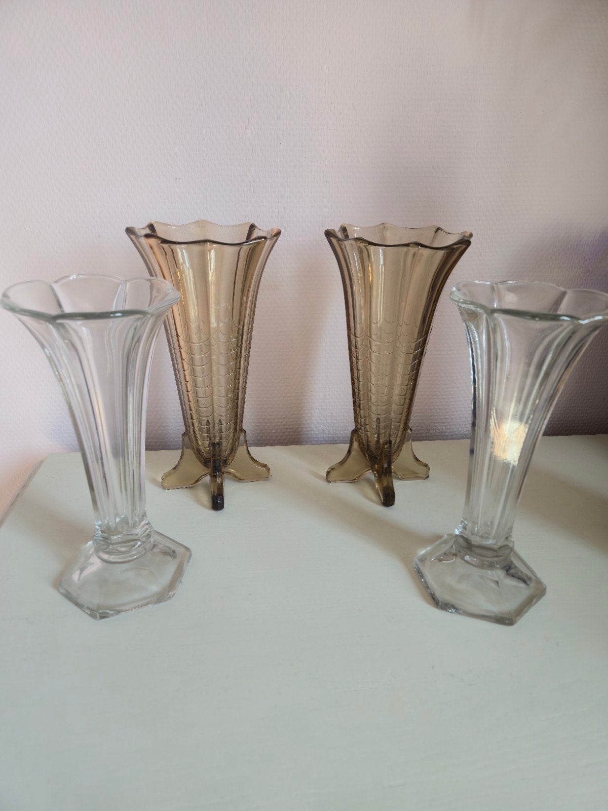 Lot grote val Saint lambert luxval vazen, Huis en Inrichting, Woonaccessoires | Vazen, Ophalen