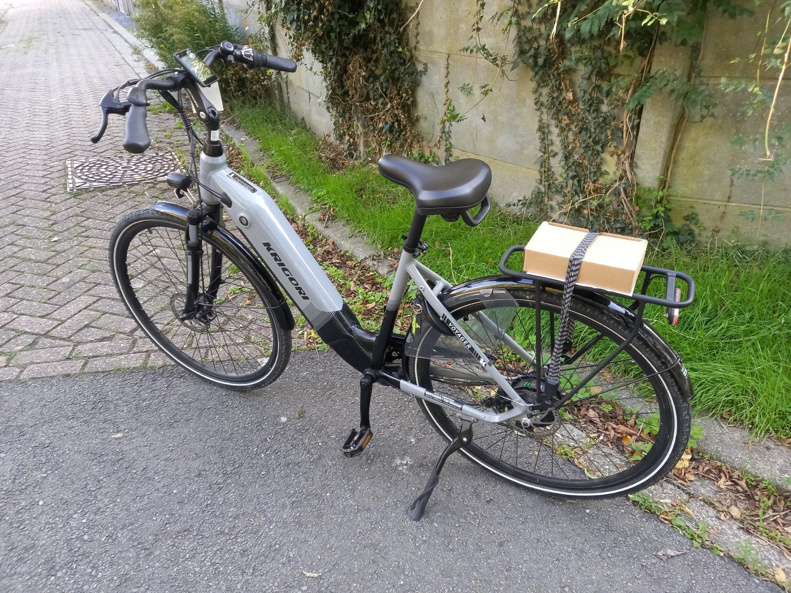 nieuwe elektrische fiets, Ophalen