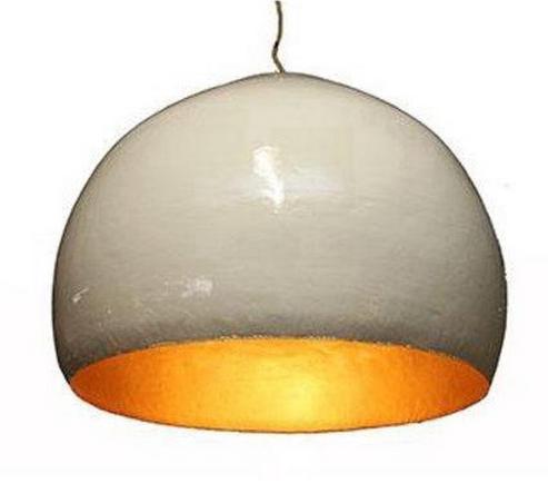 NIEUWE DESIGN HANGLAMP van Pole to Pole Faberge wit KORTING, Neuf, Enlèvement ou Envoi, Rond, 50 cm ou plus