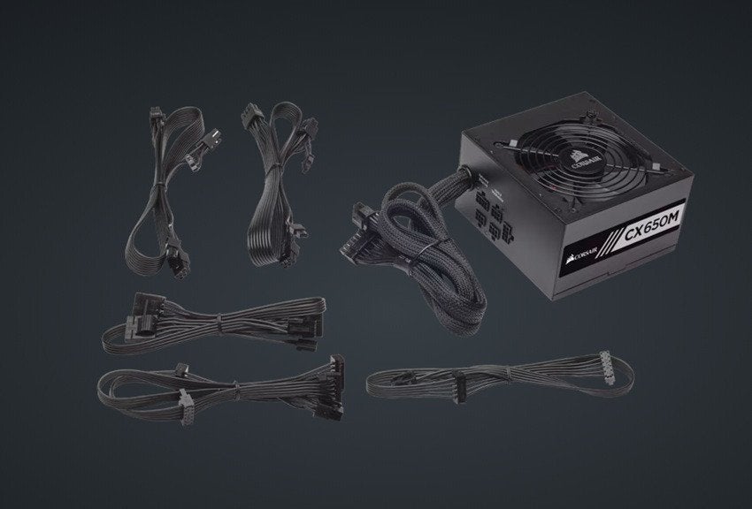 Corsair CX650M voeding, Computers en Software, Interne voedingen, Ophalen of Verzenden, Gebruikt