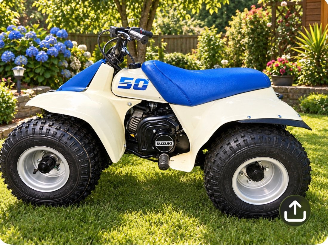 Suzuki LT 50, Jusqu'à 11 kW, 1 cylindre, 50 cm³