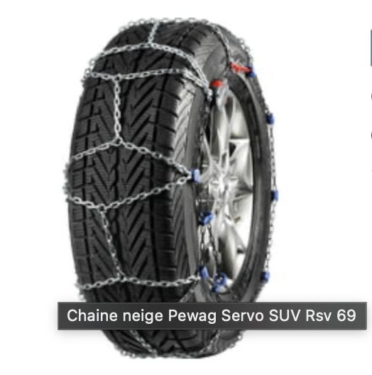 Chaines neige SUV PEWAG SERVO SUV RSV 69 neuves, Enlèvement, Neuf