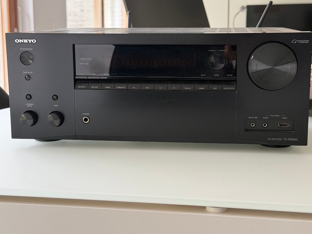 Onkyo TX-NR656 receiver 7.2 tuner versterker, TV, Hi-fi & Vidéo, Comme neuf, Enlèvement, Onkyo, 120 watts ou plus