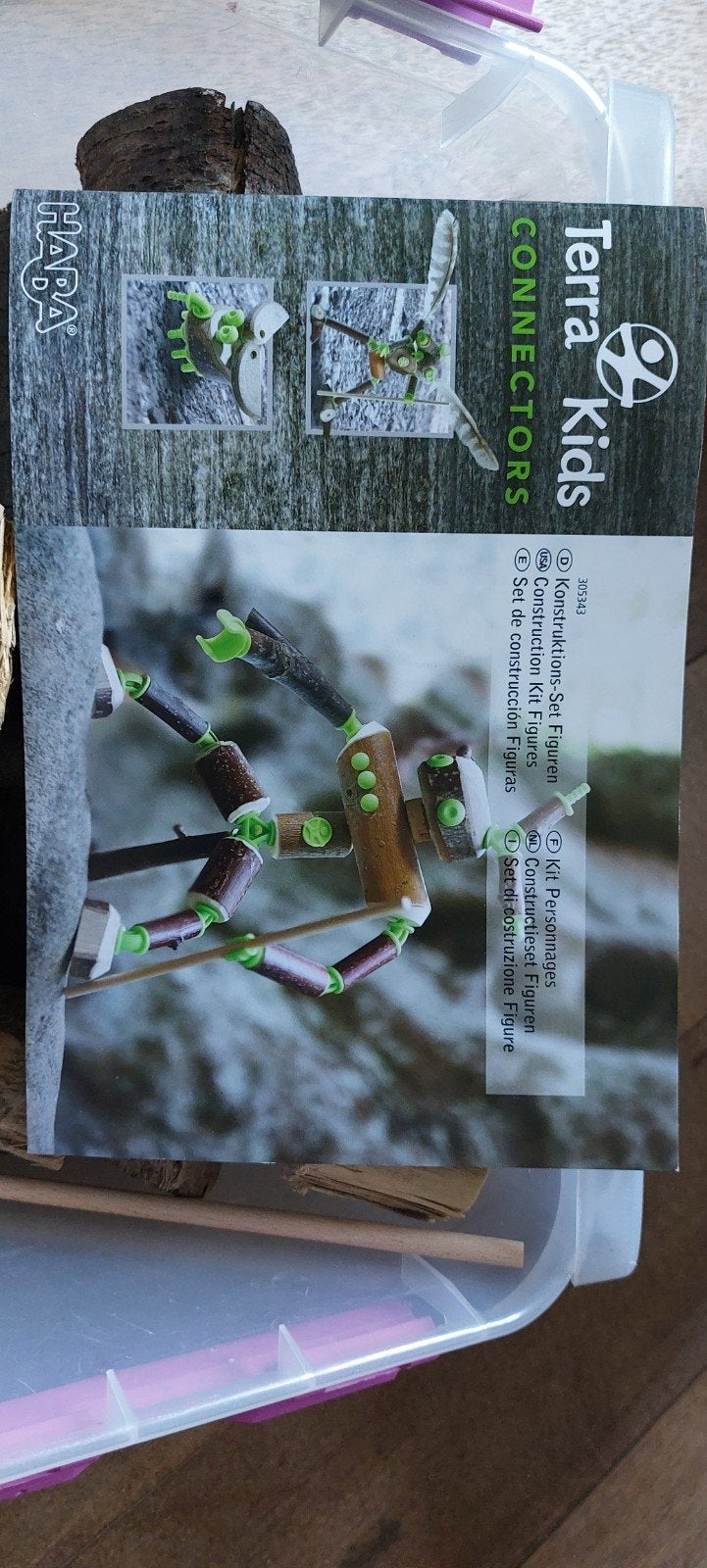 Jeu de construction terra kid de HABA, Enlèvement
