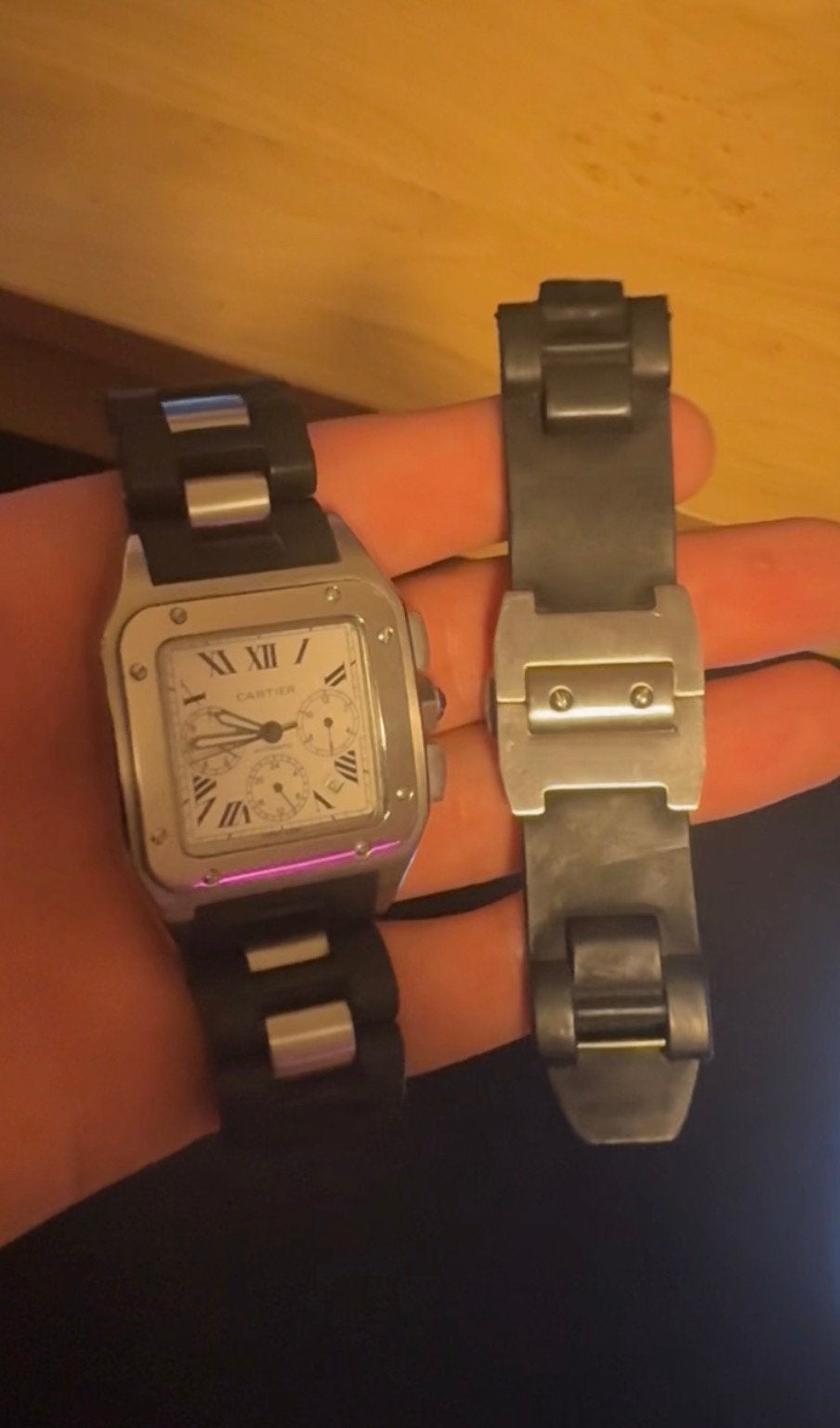 Cartier horloge band kapot, Enlèvement ou Envoi, Comme neuf