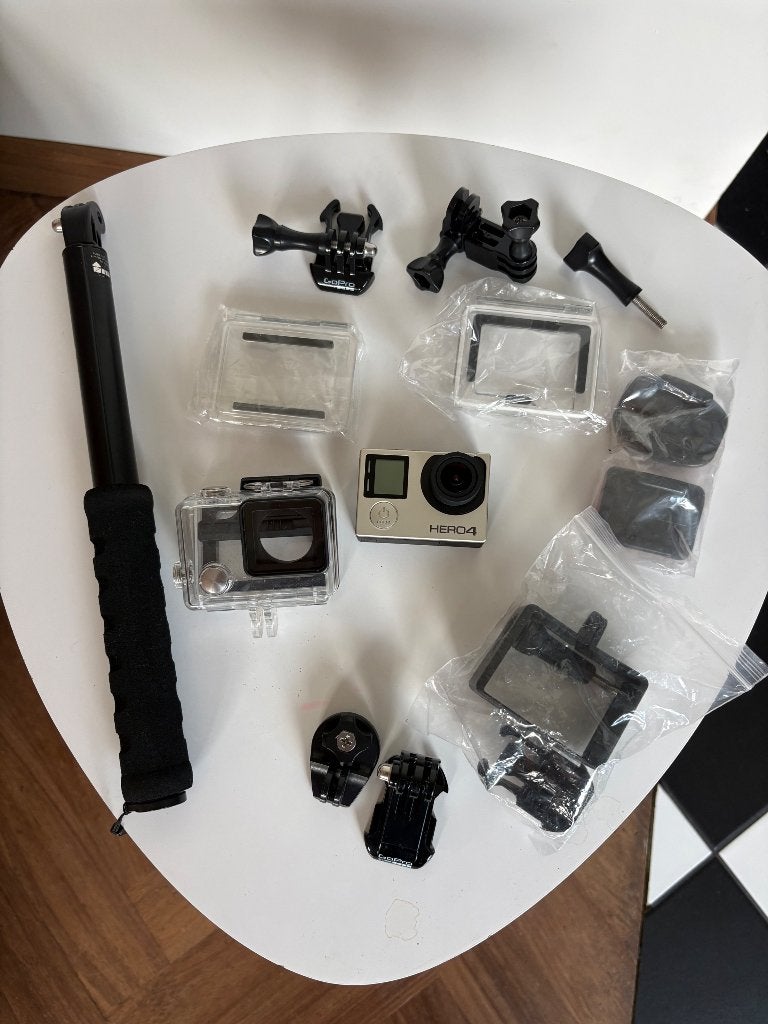 GoPro Hero4 met al zijn accessoires, Ophalen of Verzenden, Gebruikt, GoPro