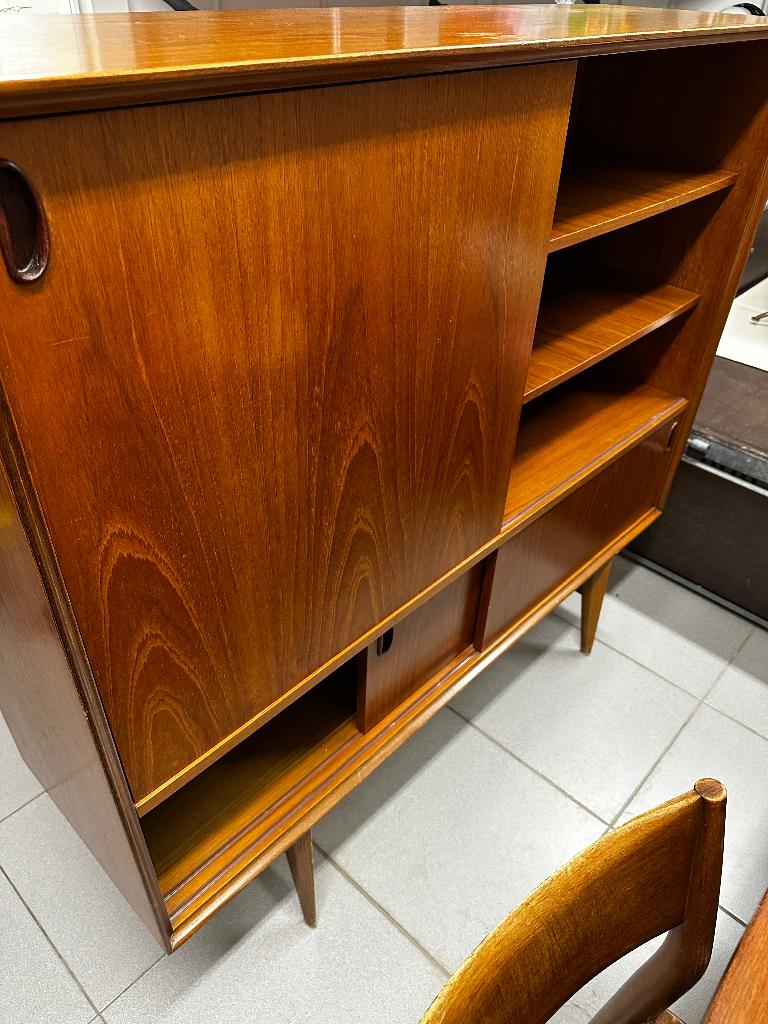 “Mid-century modern teak  / Danish style cabinet, 1960, Antiek en Kunst, Ophalen