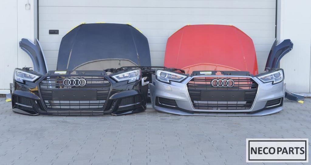 AUDI A3 8V VOORKOP COMPLEET ORGINEEL OP AANVRAAG, Auto-onderdelen, Gebruikt, -, -, Bumper