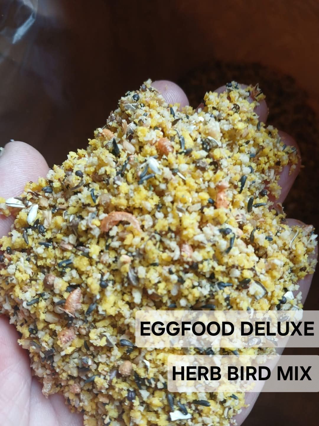 Eggfood Deluxe 1 kg 14,2 % de protéines (+ pissenlit, levure, Enlèvement, Neuf, Manger et Boire