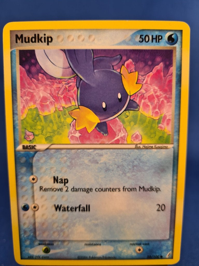 Mudkip 58/100 - Crystal Guardians, Verzenden, Gebruikt