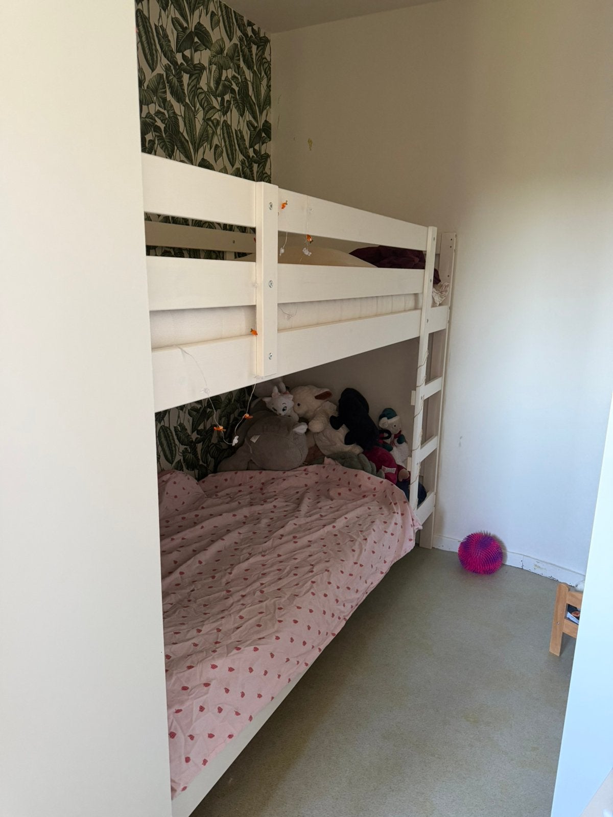 IKEA stapelbed wit – zonder matrassen, Ophalen, Zo goed als nieuw, Stapelbed